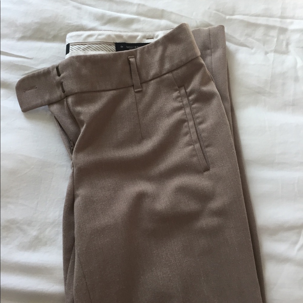 Loft Marisa trouser, tan, size 4Petite